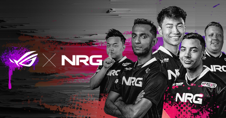 asus rog nrg esports partnership