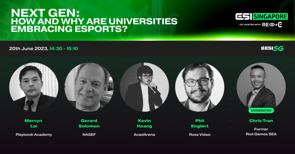 ESI Singapore Session Banner Esports Education