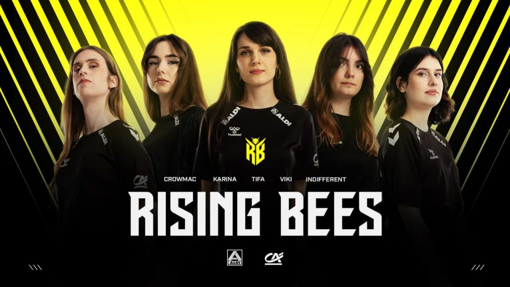 team vitality aldi Crédit Agricole rising bees