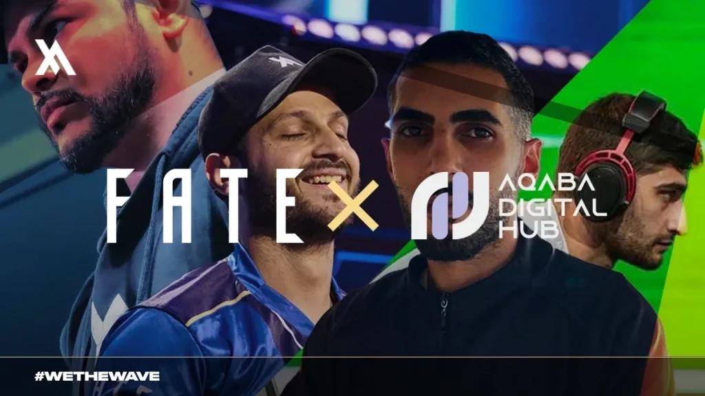 FATE Esports and Aqaba Digital Hub key graphic