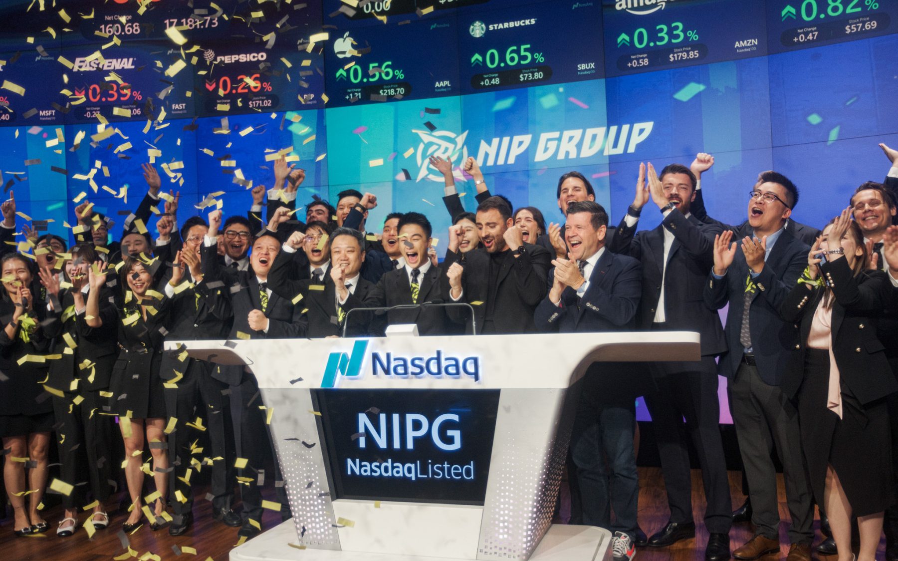 NIP Group NASDAQ