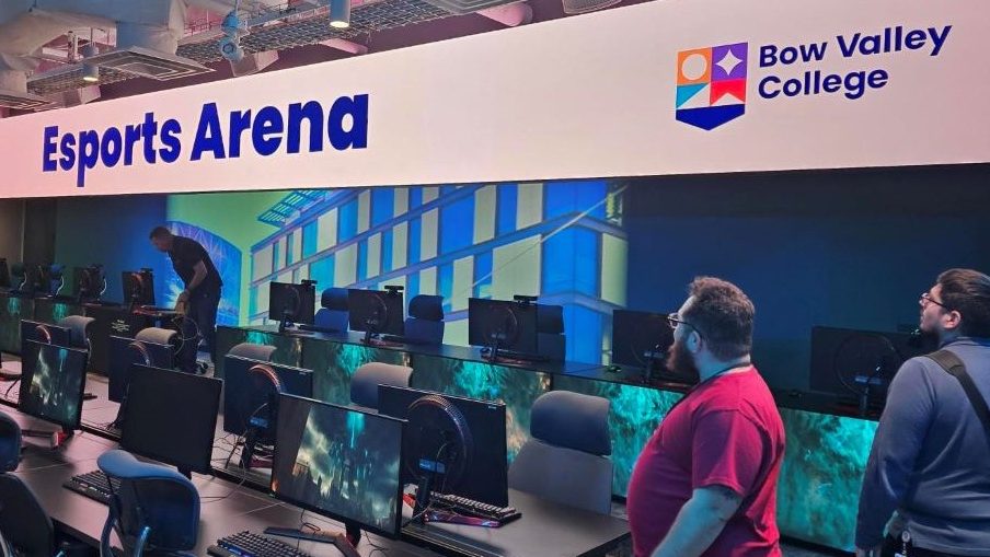 Bow Valley College esports arena