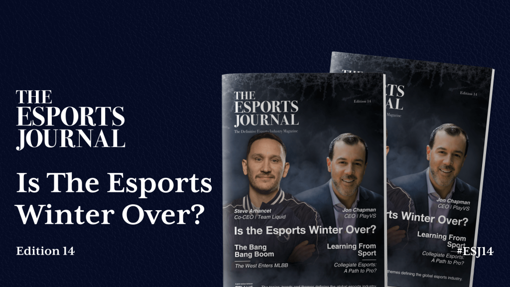 The Esports Journal Edition 14 ESJ14 launch graphic