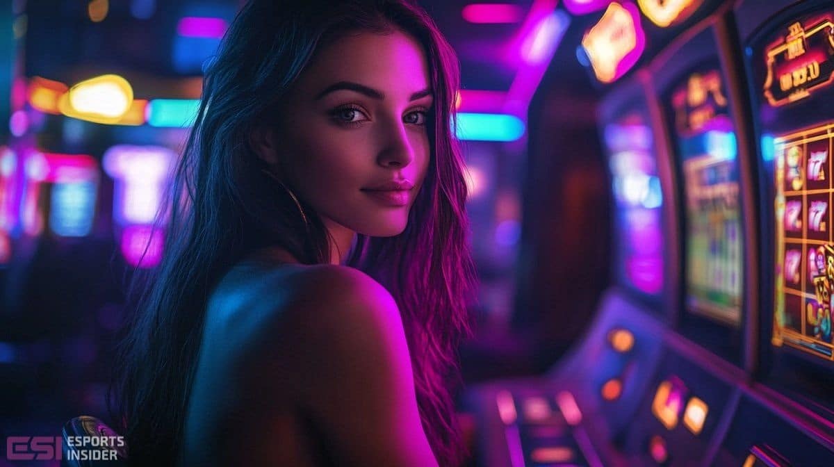 Screenshot showing the lobby of an online casino with various game thumbnails on a desktop interface.