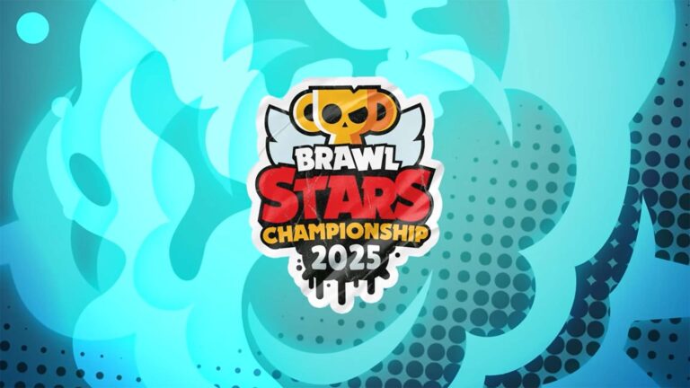 Image of Brawl Stars Championship 2025 logo on a light blue background