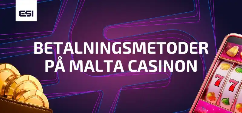 Betalningsmetoder på Malta casinon