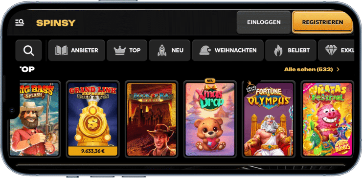 spinsy casino mit hohem rtp