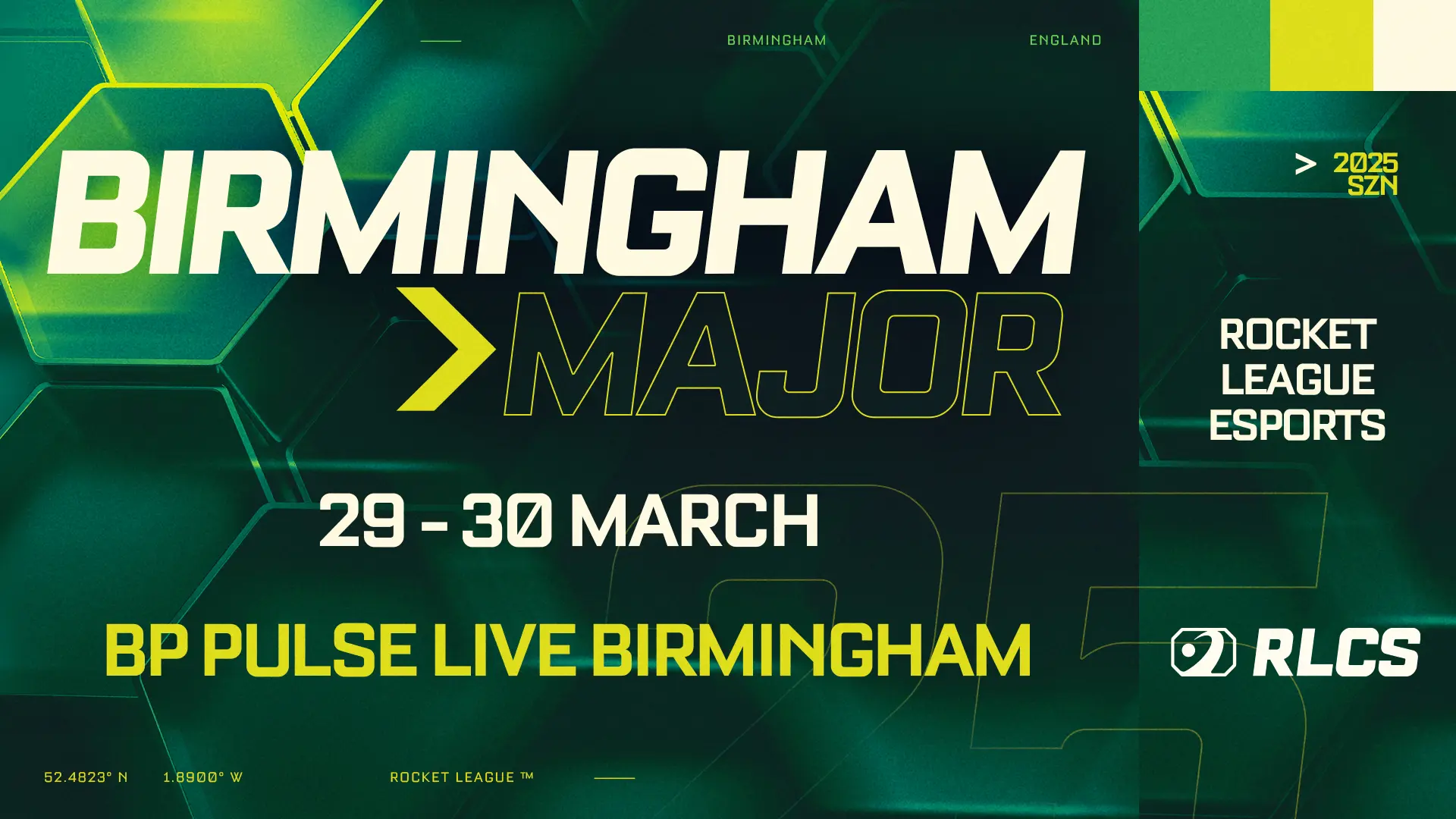 RLCS Birmingham Major Watch guide