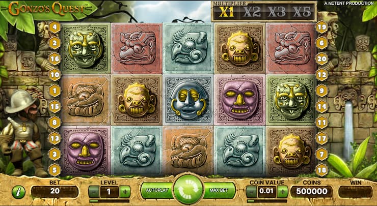 Gonzo's Quest slot in the UK