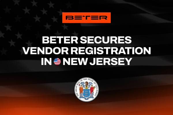 BETER debuts in the US with New Jersey vendor registration