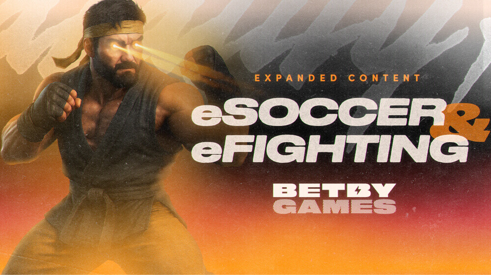 BETBY expands game portfolio with new eSoccer and eFighting offering
