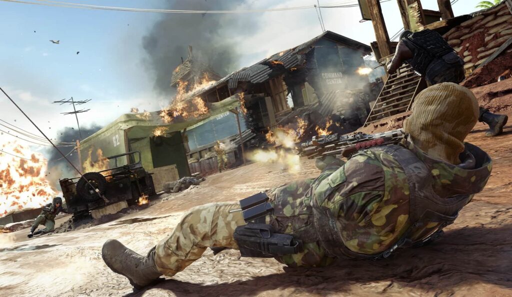 Character in combat in Black Ops 6