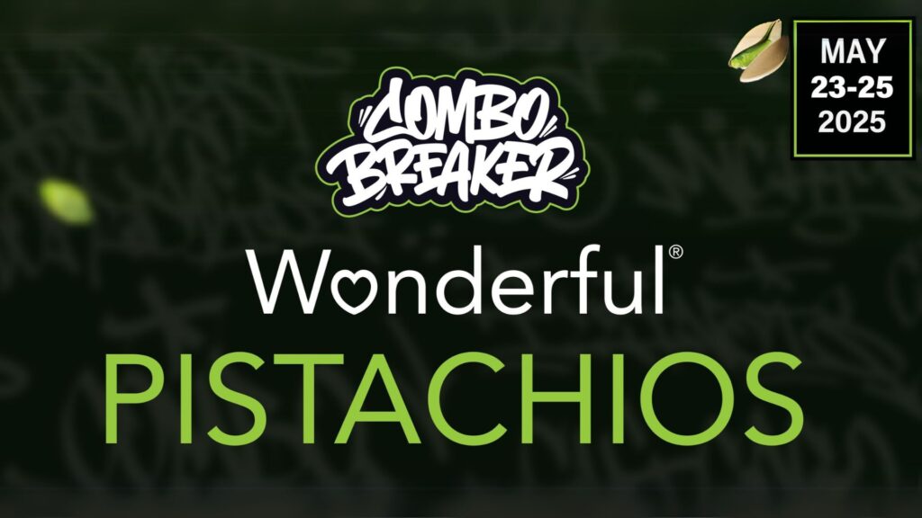 Wonderful Pistachios announced as Combo Breaker snack partner