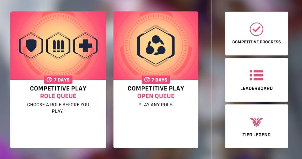 Competitive playlist in Overwatch 2