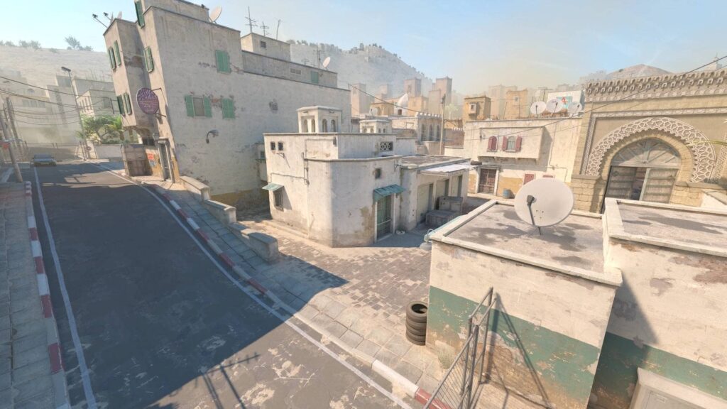 Dust 2 - one of the most well-known Counter-Strike maps of all time.