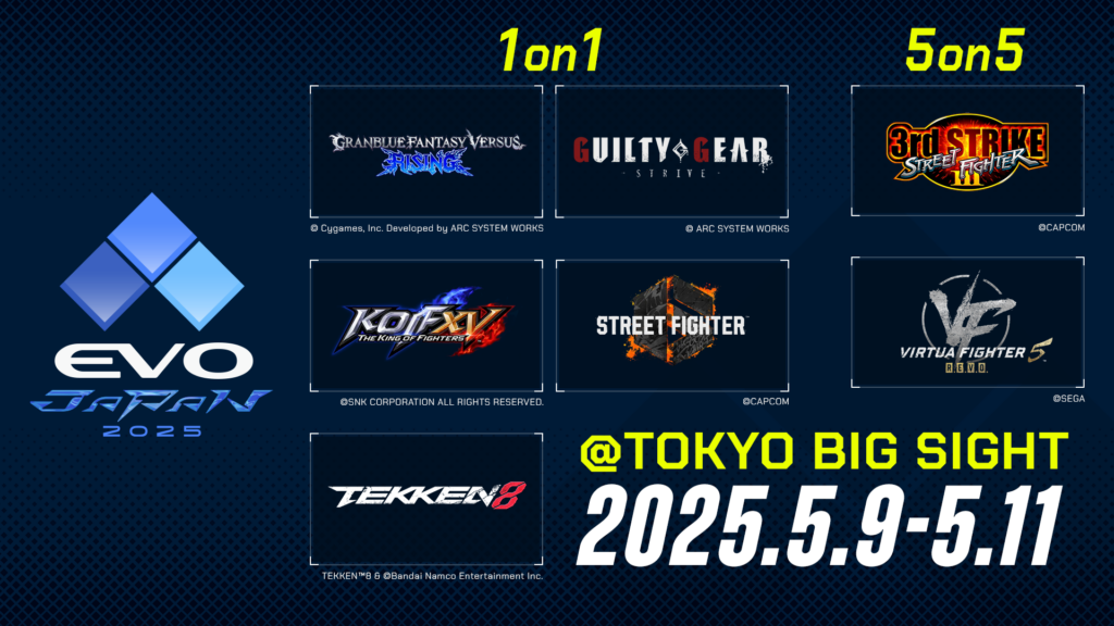 Evo Japan 2025 Games