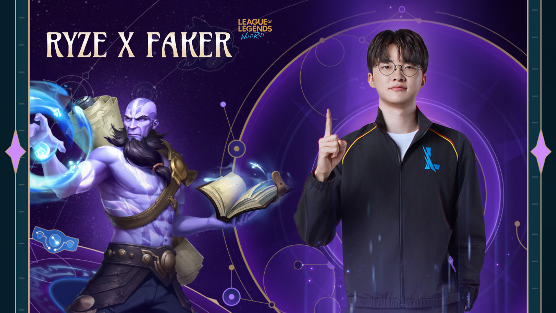 Faker collaborates with Wild Rift to teach players Ryze