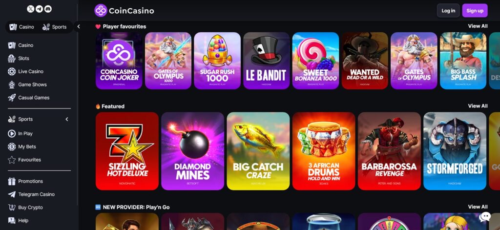 coincasino - crypto casino