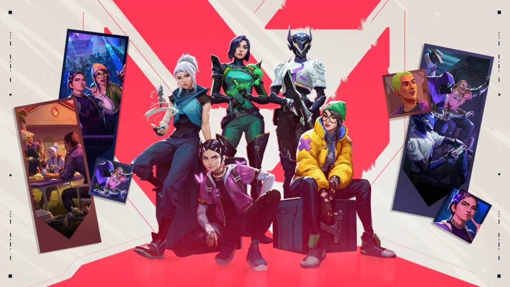 VALORANT agents Neon, Sage, and Viper assembling for the mission