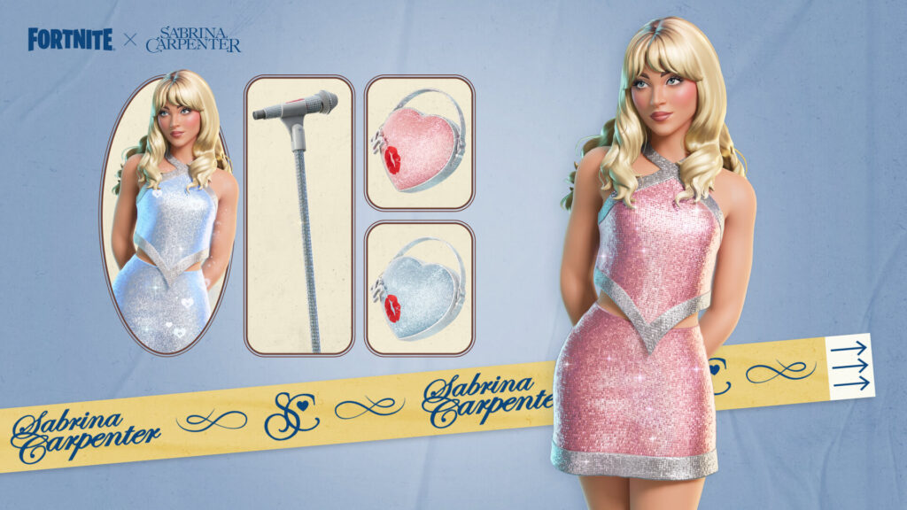Sabrina Carpenter in A Sweet Little Bundle in Fortnite