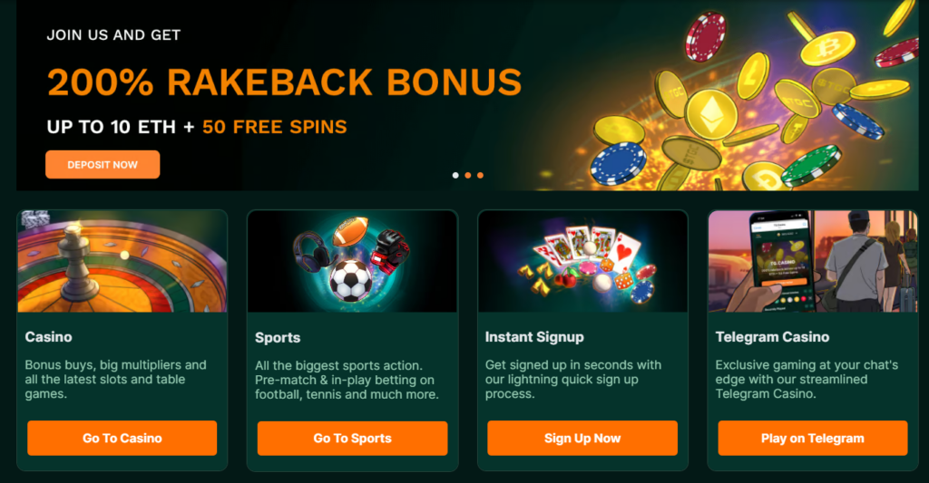 tg casino a jeho rakeback bonus společně s vlastnostmi zahraničního casina