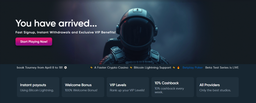 Nejlepší crypto casino pro české hráče, Betplay.io