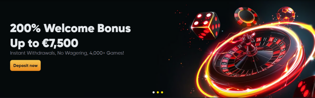 Instant Casino, přes 4 000 her a bonus až 7 500 EUR