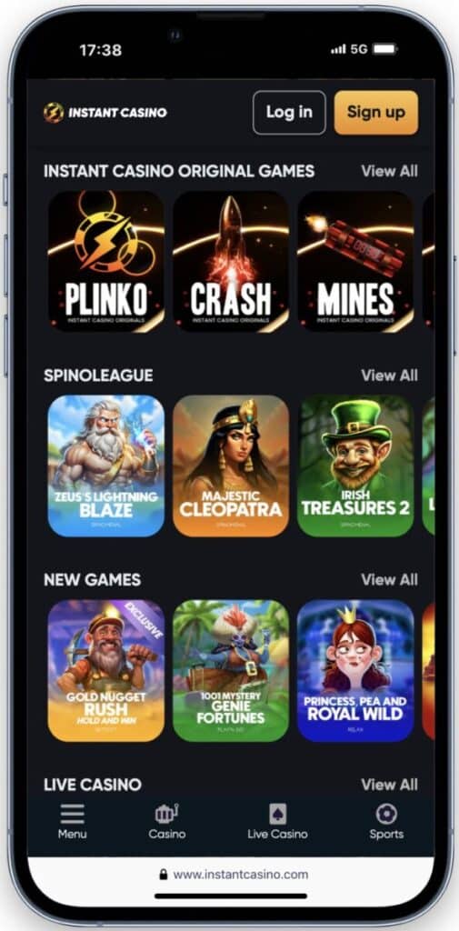 Instant Casino App