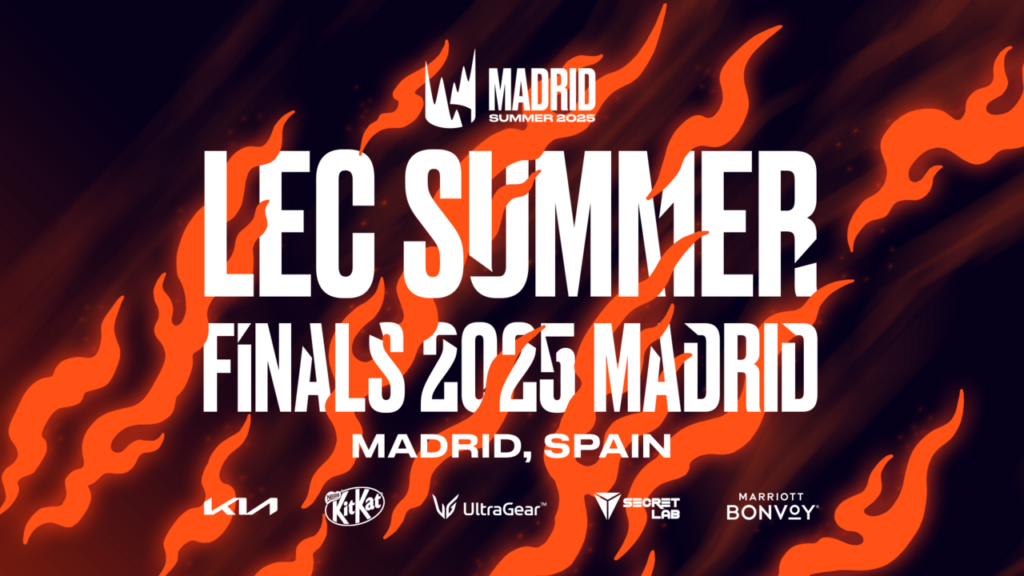 LEC Summer Split Finals 2025 announcement titlecard