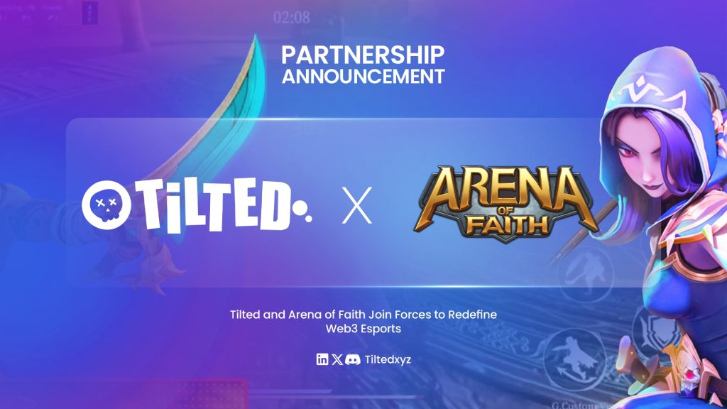 Tilted and Arena of Faith team up to help ‘redefine’ web3 esports