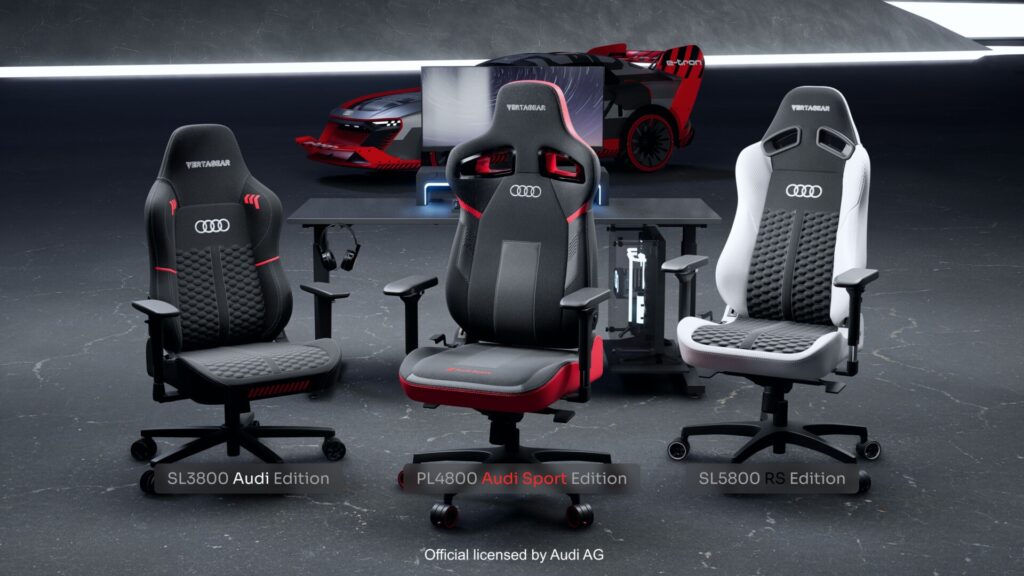 Vertagear Partners with Audi for New Gaming Chair Collection