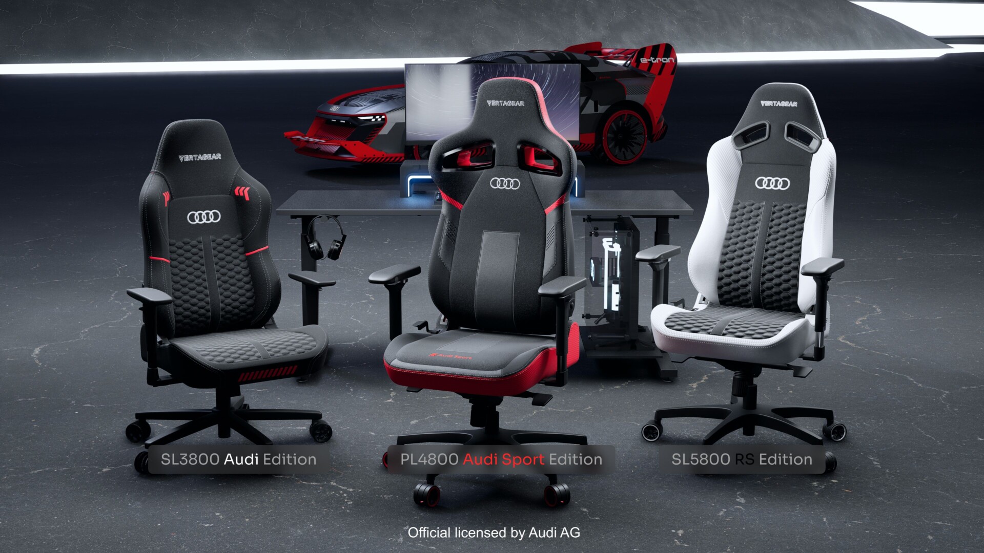 Vertagear partners with Audi for new gaming chair collection