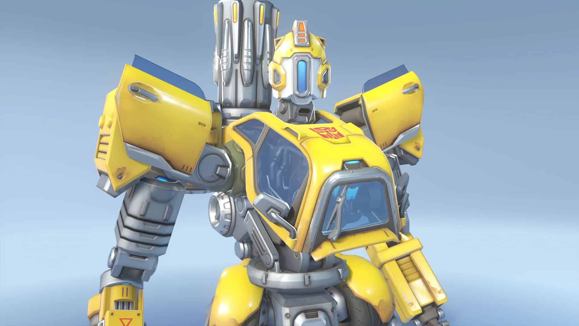 Bastion's Bumblebee skin from Overwatch 2