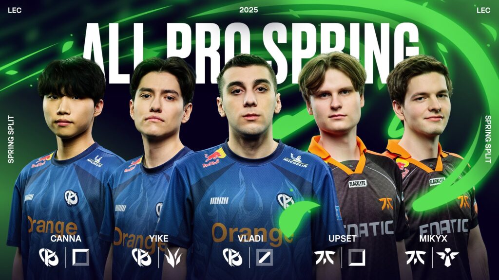 LEC 2025 Spring all-pro team