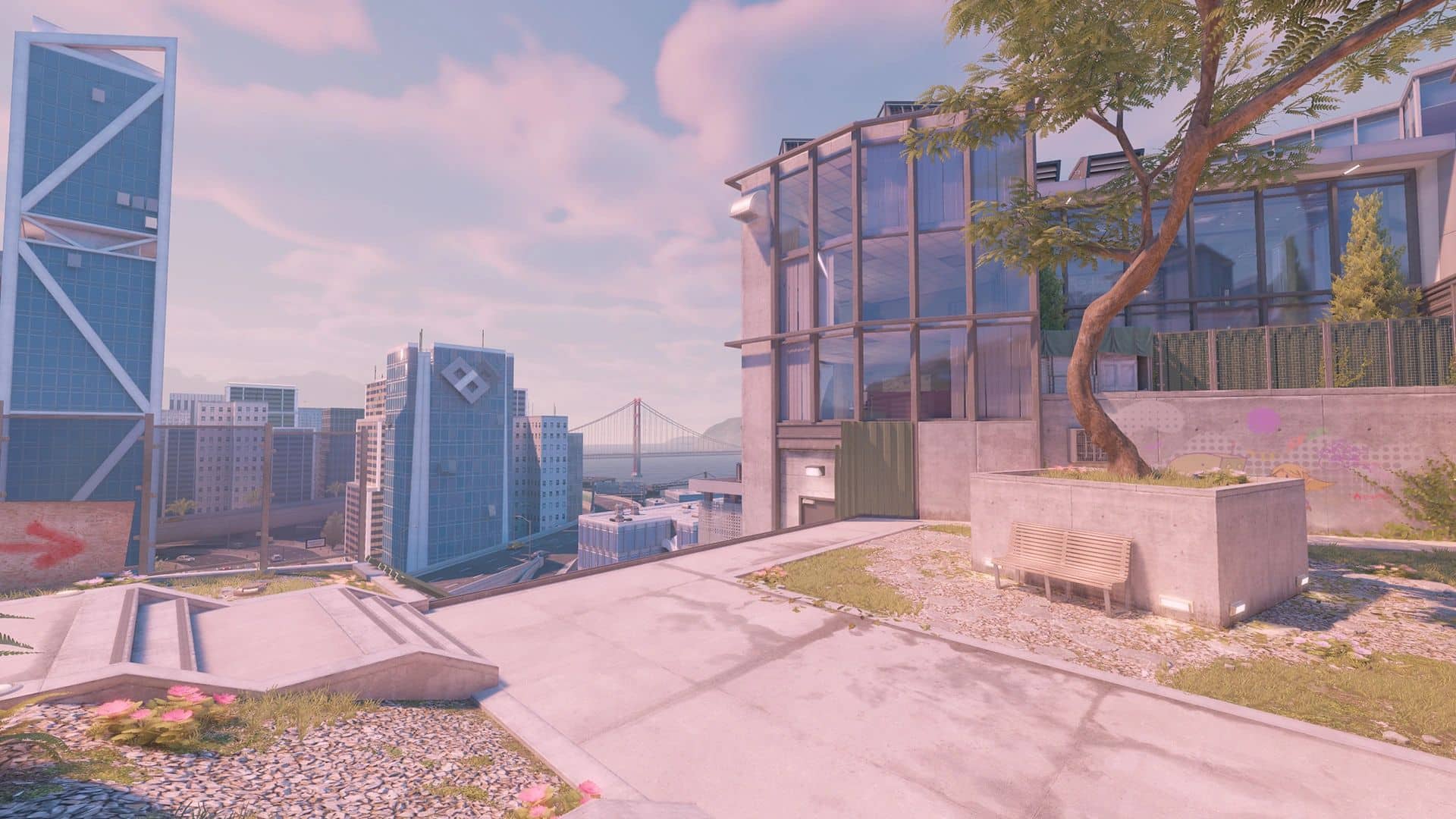 Rooftop community-made map in CS2