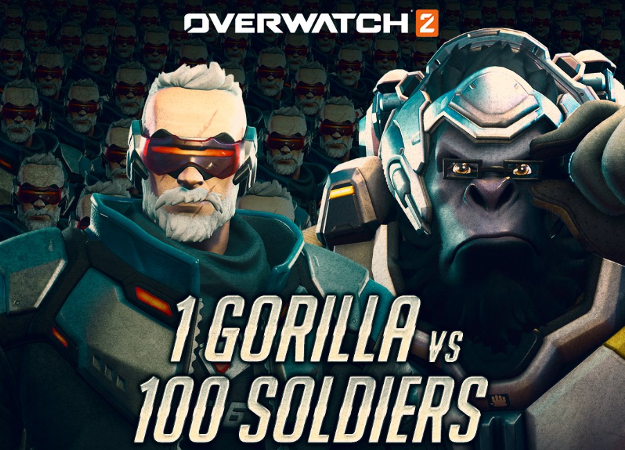 Overwatch 2’s 1 Gorilla vs 100 Soldiers event kicks off today