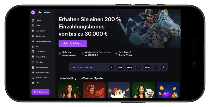 coincasino paysafecard casino