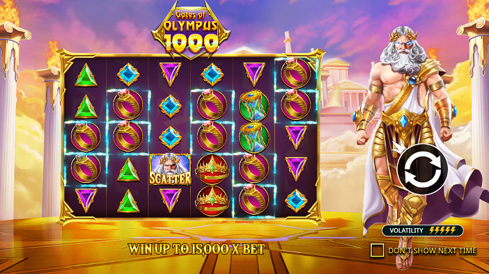 Online automat Gates of Opympus 1000 od Pragmatic Play