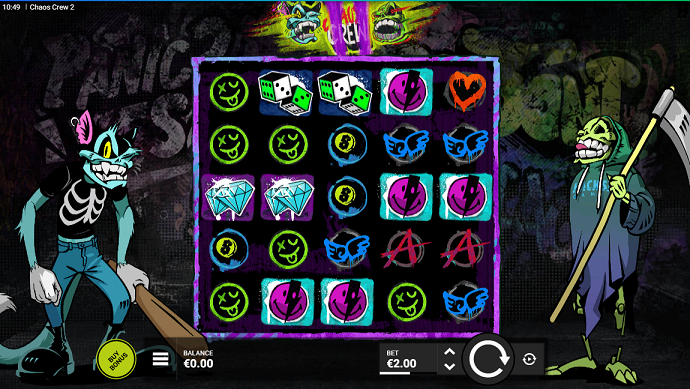 Online automat Chaos Crew 2 na Samba Slots