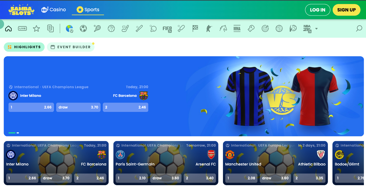 samba slots tipy na stavkovanie