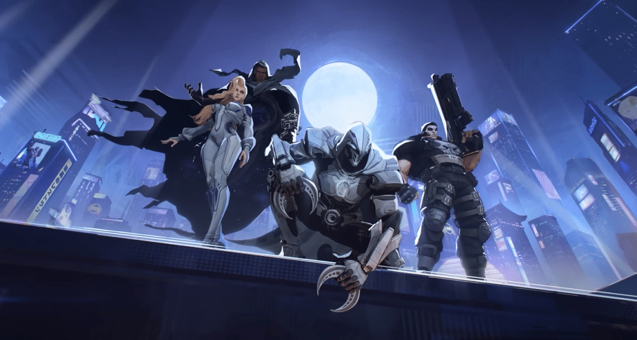 Marvel Rivals Moon Knight, Punisher, and Cloak & Dagger
