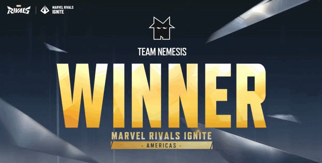 Marvel Rivals ignite Stage 1 Team Nemesis graphic