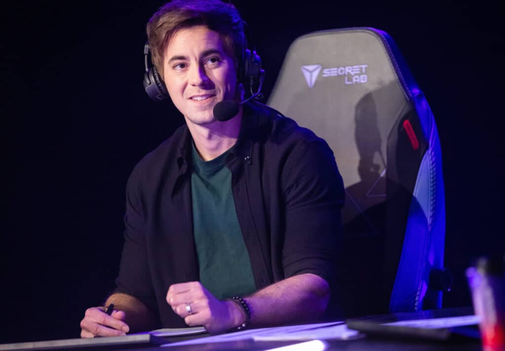 sgares commentating at VCT 2021 Masters Berlin