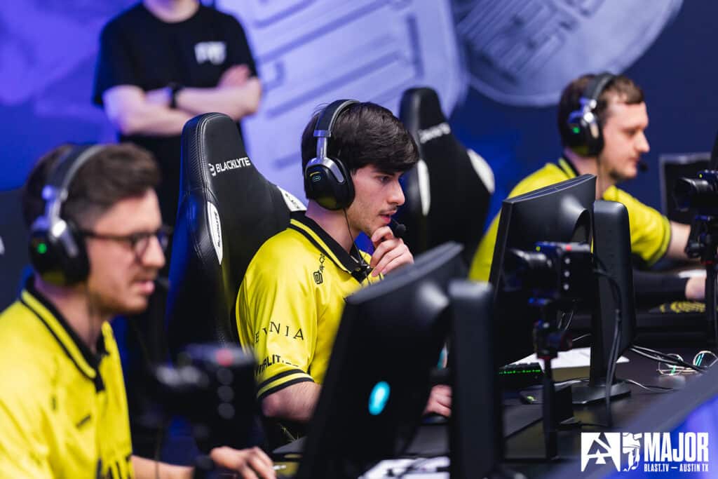 Image of Team Vitality Counter-Strike team competing at BLAST Austin Major