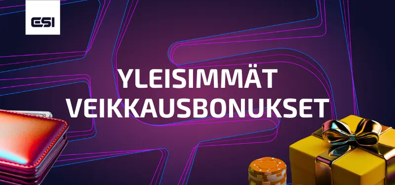 Esittelemme yleisimmät veikkausbonukset, jotka ovat talletusbonus, riskitön veto, ilmaisveto ja cashback.