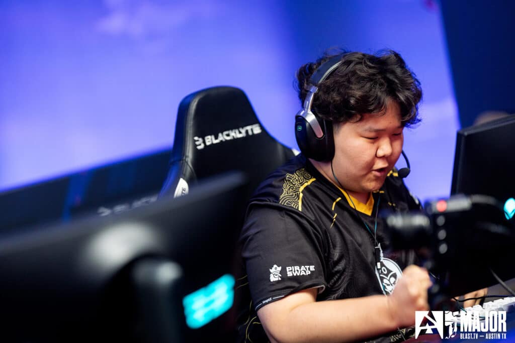 Image of a Counter-Strike player representing The MongolZ at the BLAST Austin Major