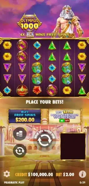 Gates of Olympus 1000 Pokie