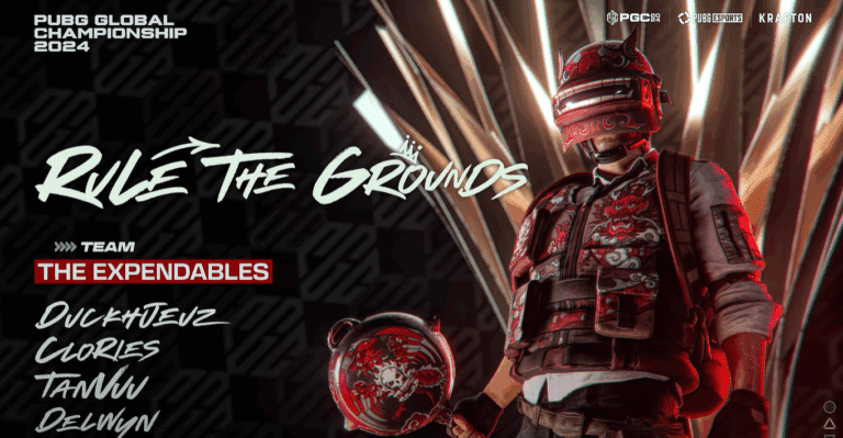 PUBG Esports creates The Expendables PGC champions set