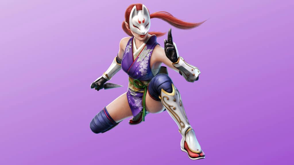 In Kunimitsu Dynamic Pose, Ple da Kimono e Fox Mask, con Kuni