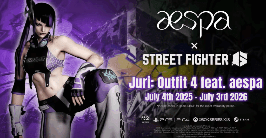 Street Fighter 6 x aespa collaboration arrives July 4th Street Fighter 6 x aespa collaboration arrives July 4th